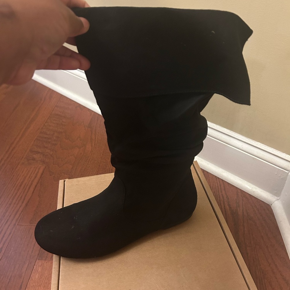 WOMEN'S JOURNEE COLLECTION SHELLEY-3 WIDE CALF KNEE HIGH BOOTS